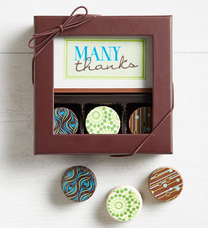 Fleur de Chocolate® Thank You Bar & Truffles